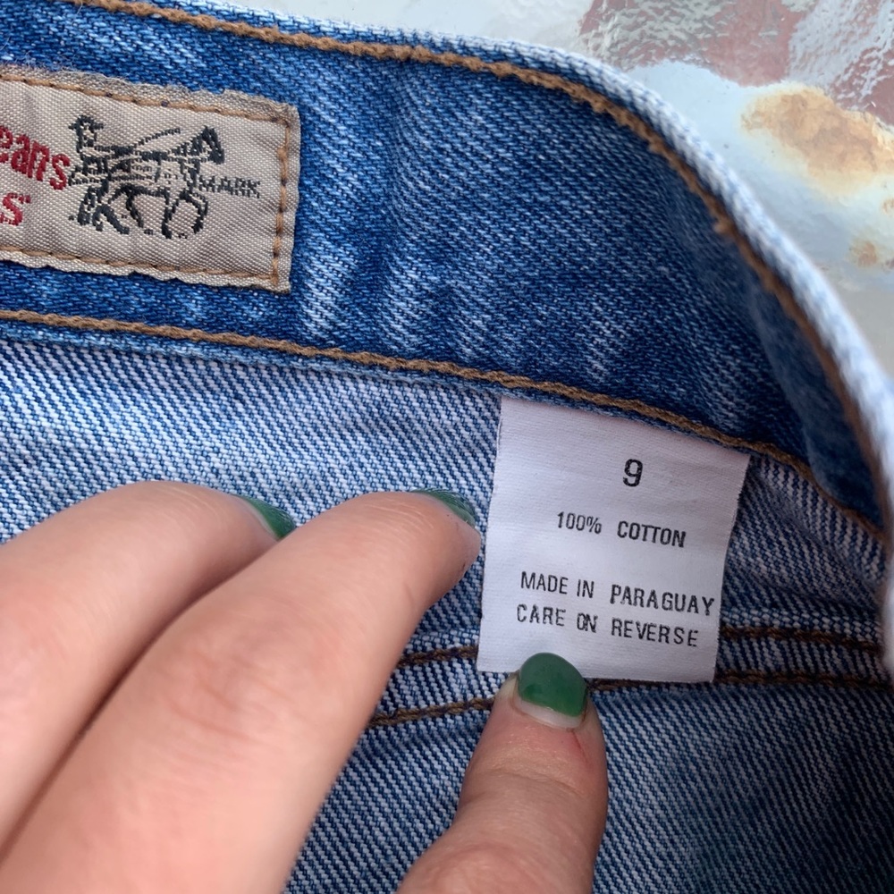 RARE Vintage Levi’s 900 Series Jean Skirt - Picture 6 of 8